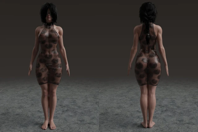 maiden in black