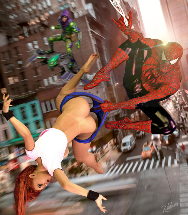 mary jane watson,peter parker,spider-man