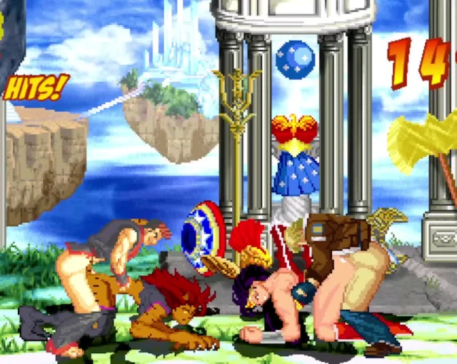 barbara ann minerva,cheetah (dc),diana of themyscira,kim dong hwan,terry bogard,wonder woman