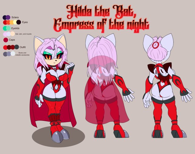 hilda the bat,mobian (species),original character