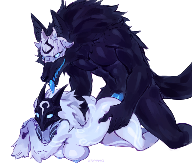 kindred,lamb (league of legends),wolf (league of legends)