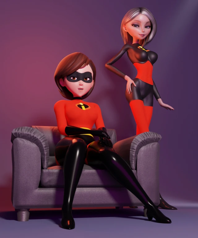 elastigirl,helen parr,mirage (the incredibles)