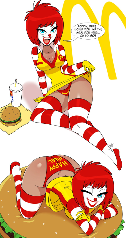 ronald mcdonald's wife (dreamworks)