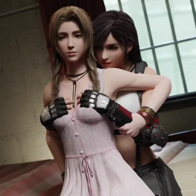 aerith gainsborough,tifa lockhart