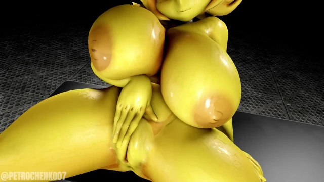 chica (cally3d),chica (fnaf),chiku,chiku (cryptia)