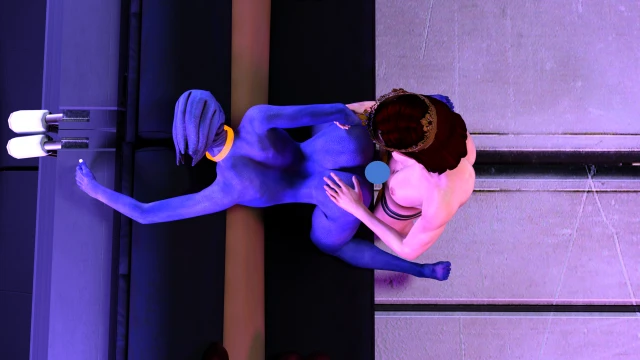 aria t'loak,asari,commander shepard,femshep