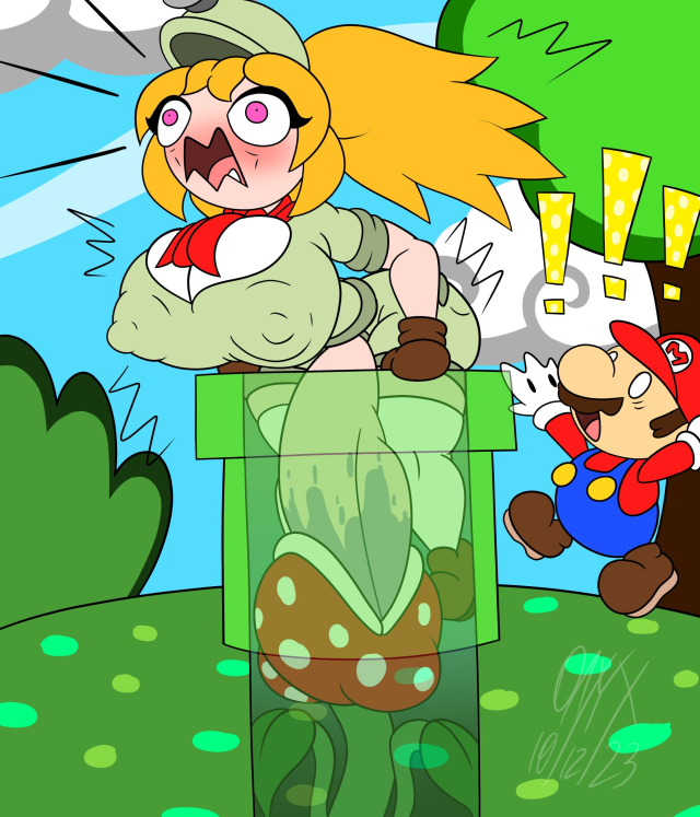 goomba,goombella,kiki (onyxtwilight),mario,piranha plant