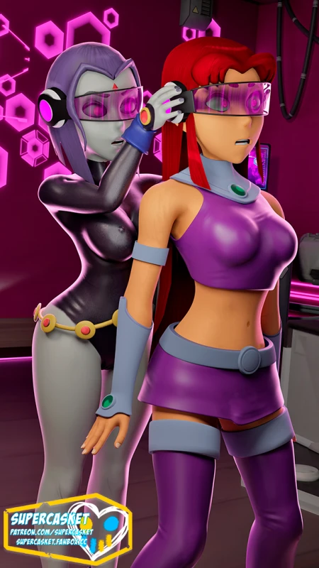 koriand'r,rachel roth,raven (dc),starfire,tamaranean