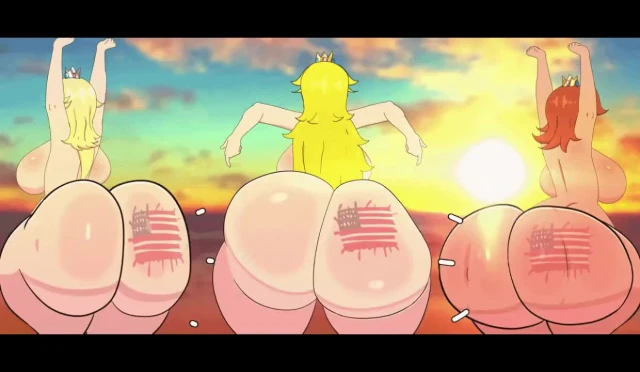 princess daisy,princess peach,princess rosalina
