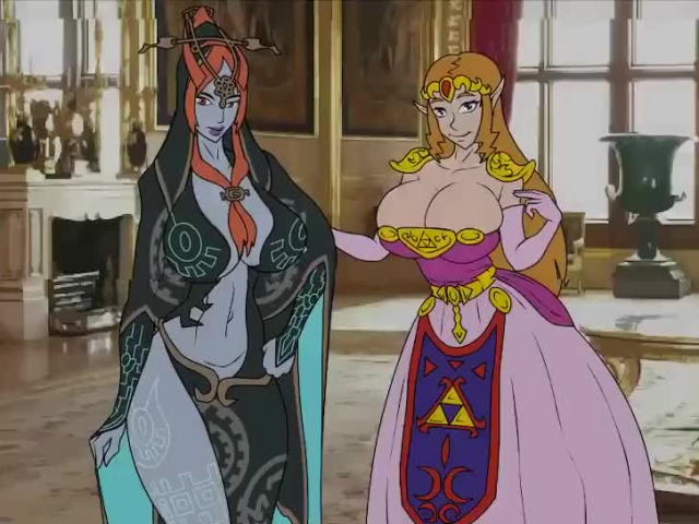 link,midna,princess zelda,twili midna,zelda (ocarina of time)