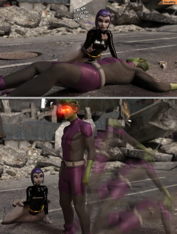 beast boy,garfield logan,rachel roth,raven (dc)