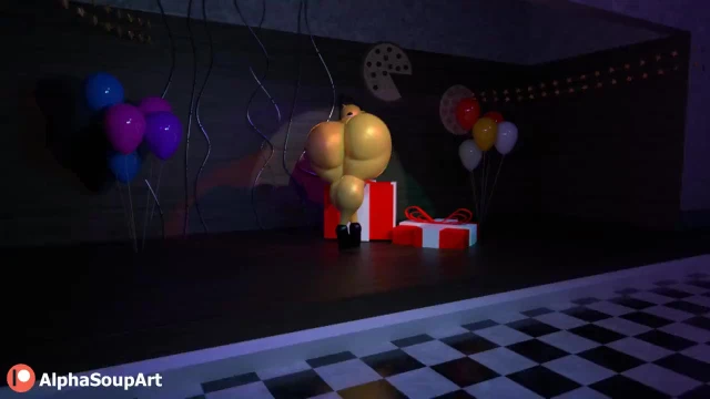 toy chica (cyanu),toy chica (fnaf)