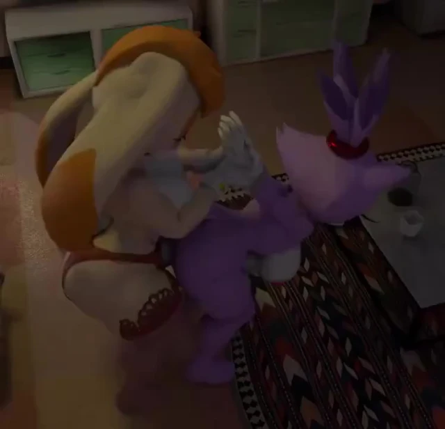 blaze the cat,vanilla the rabbit