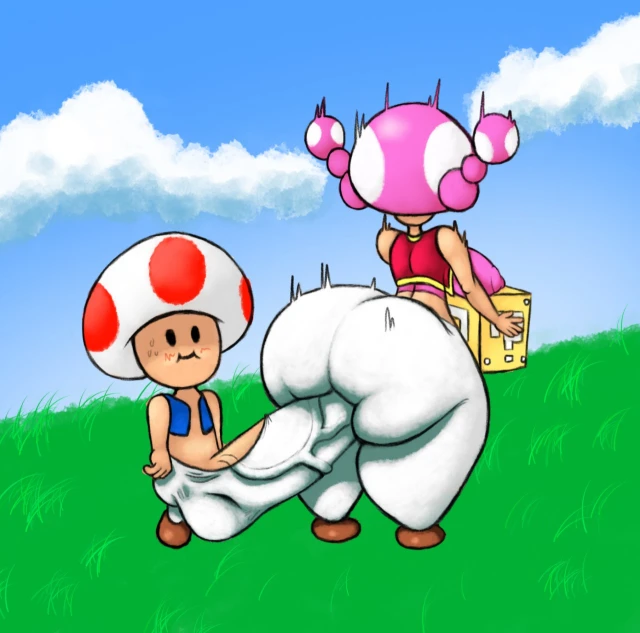 toad (mario),toadette