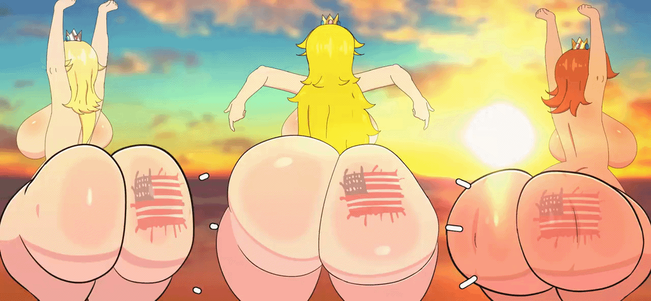 princess daisy,princess peach,princess rosalina