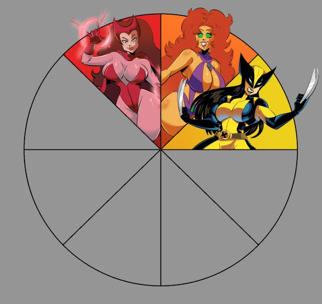 koriand'r,scarlet witch,starfire,tamaranean,wanda maximoff,wolverine (x-23)