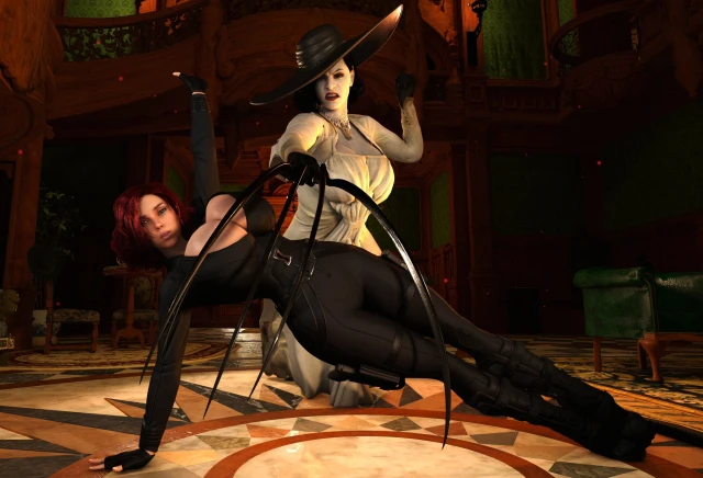 alcina dimitrescu,black widow (marvel),natasha romanoff