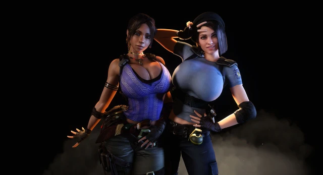 jill valentine,sheva alomar