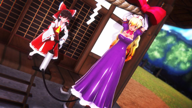 reimu hakurei,yukari yakumo