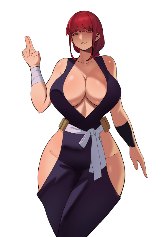 makima (chainsaw man),yuzuriha (jigokuraku)