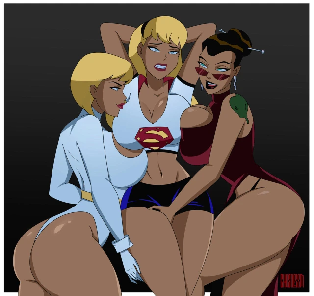galatea,kara danvers,kara zor-el,roulette (dc),supergirl,supergirl (dcau)