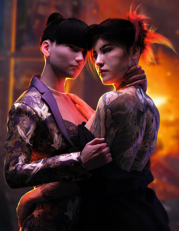 azami (rainbow six),kana fujiwara,kaori tanaka,kitsune (cod)