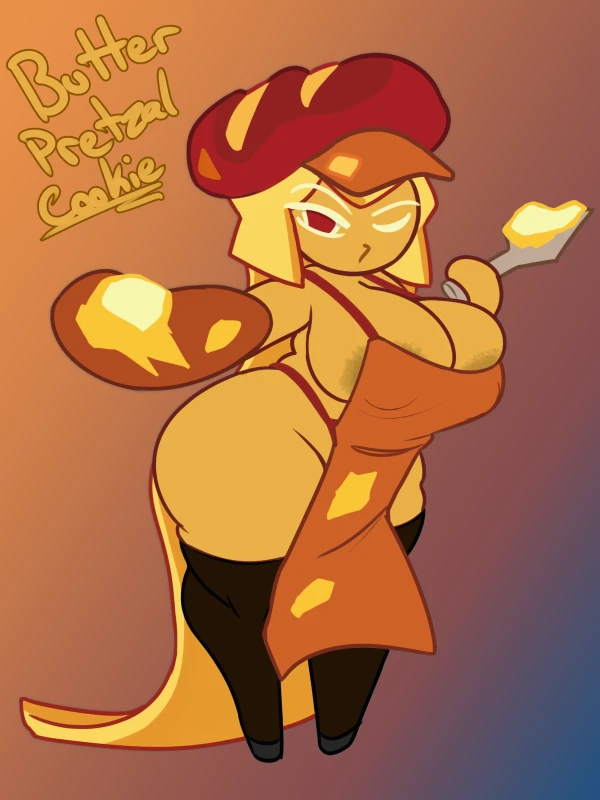 butter pretzel cookie
