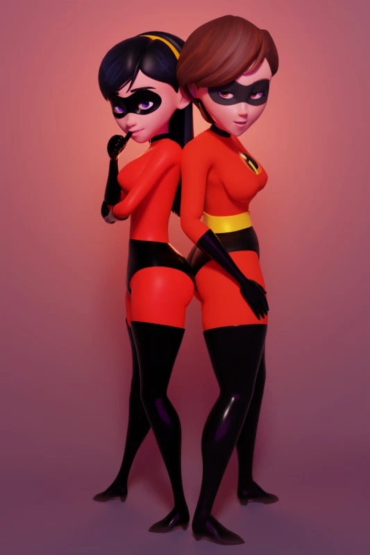 elastigirl,helen parr,violet parr