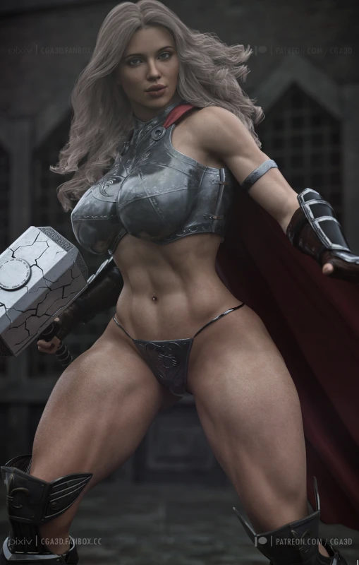 black widow (marvel),lady thor,lady thor (cosplay),natasha romanoff,scarlett johansson