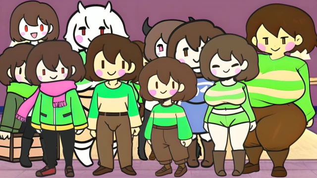chara,chara (undertale),storyshift chara,storyswap chara,underfell chara,underswap chara