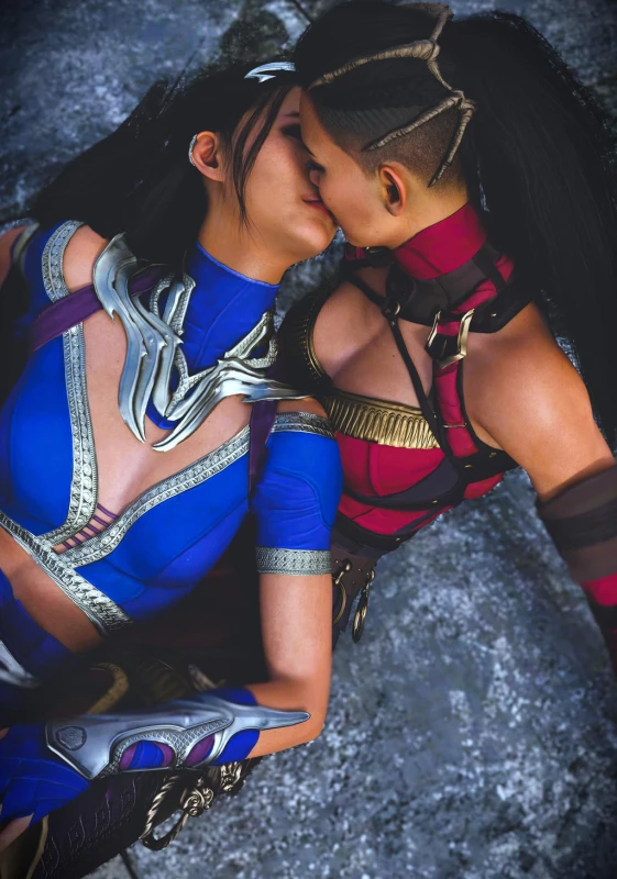 kitana,mileena