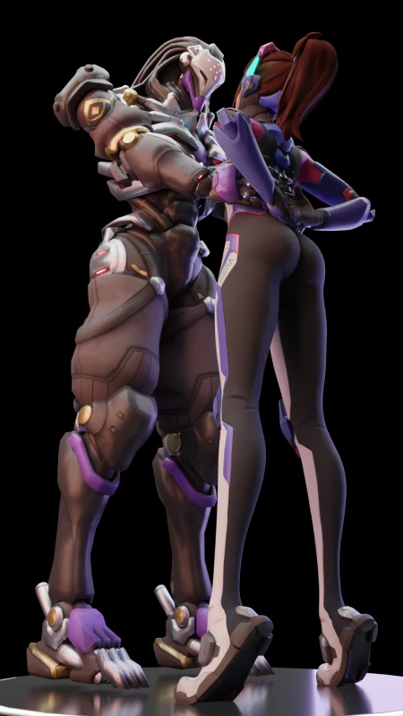 d.va,hana song,omnic,ramattra