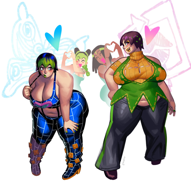ermes costello,foo fighters,jolyne kujo
