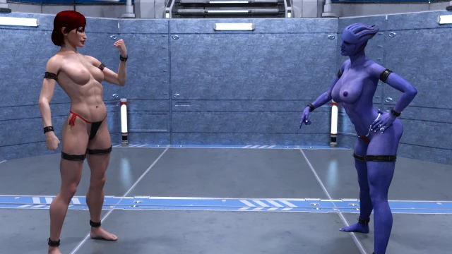 aria t'loak,asari,commander shepard,femshep