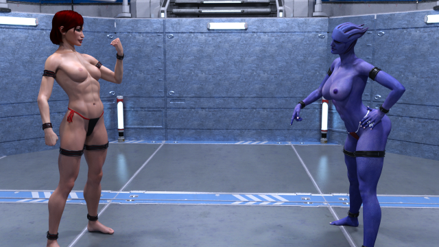 aria t'loak,asari,commander shepard,femshep