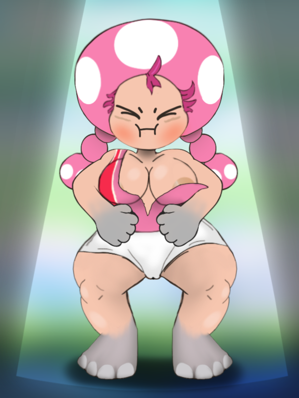 elephant toadette,toadette,toadette (purple yoshi draws)