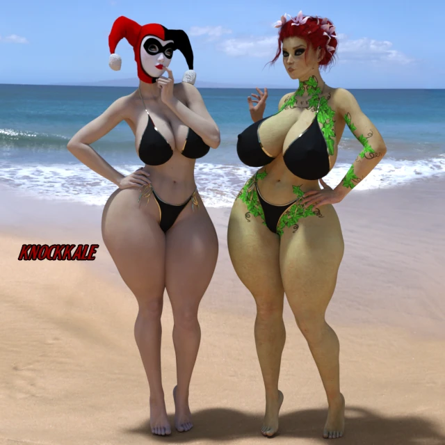 harley quinn,harley quinn (classic),poison ivy