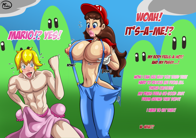mario,princess peach