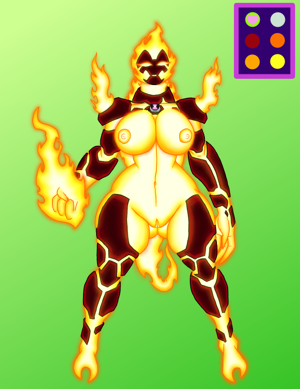 brenda 10000,brenda tennyson,heatblast,pyronite