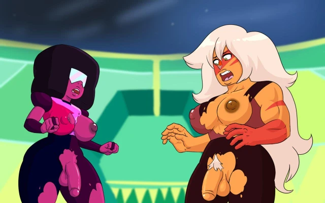 garnet (steven universe),gem (species),gem fusion,jasper (steven universe)
