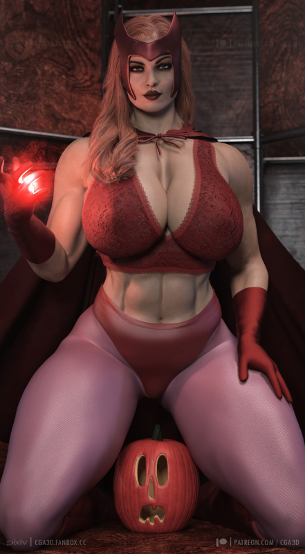 alcina dimitrescu,scarlet witch (cosplay)
