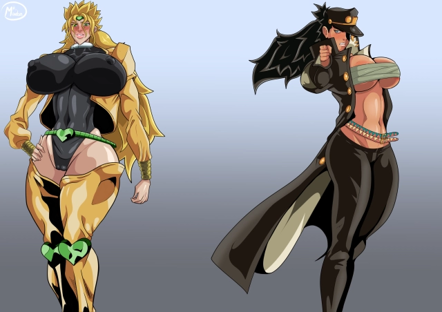 dio brando,jotaro kujo