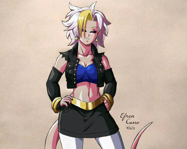 android 18,android 21,android 21 (evil),android 39,majin android 21,vomi (dragon ball)