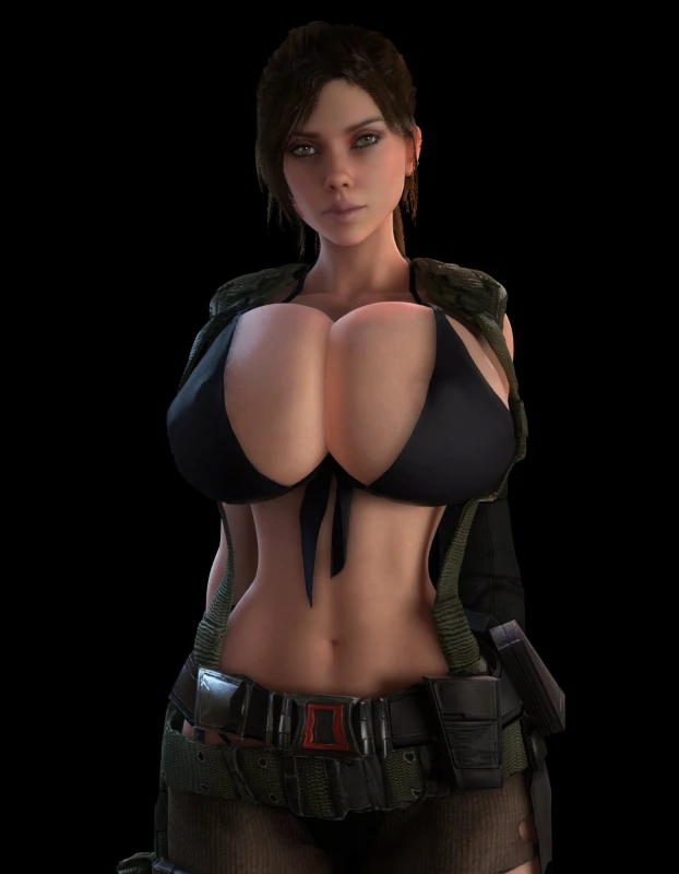 black widow (marvel),natasha romanoff,quiet (metal gear),quiet (metal gear) (cosplay)