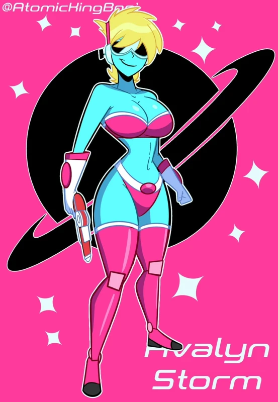 avalyn storm,original character,space ranger