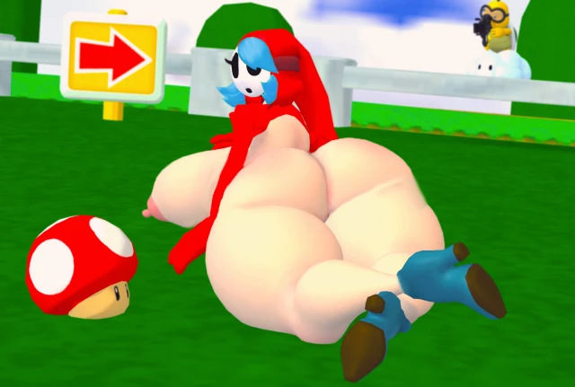 lakitu,shy gal