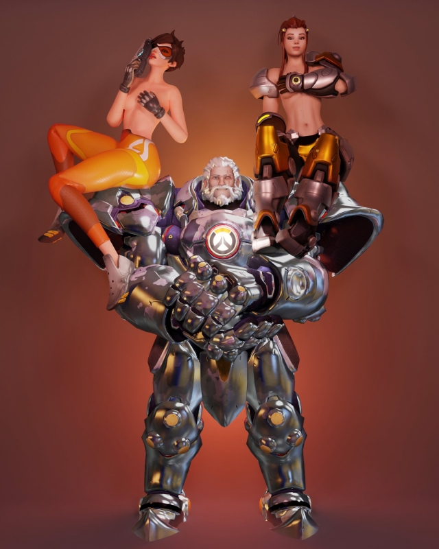 brigitte,brigitte lindholm,lena oxton,reinhardt,tracer