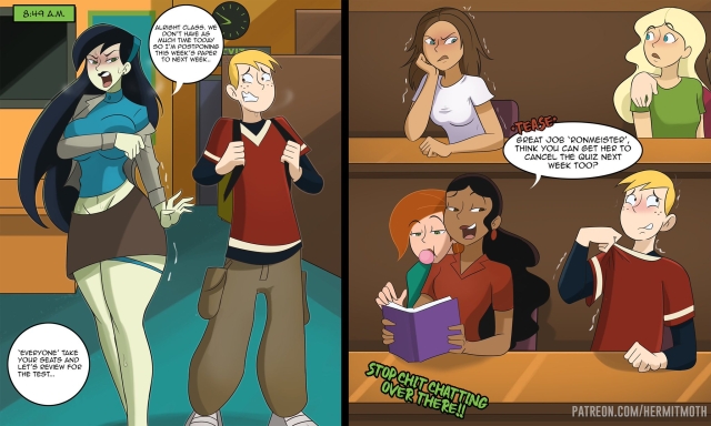 bonnie rockwaller,kimberly ann possible,miss go,monique (kim possible),ron stoppable,shego,tara (kim possible)