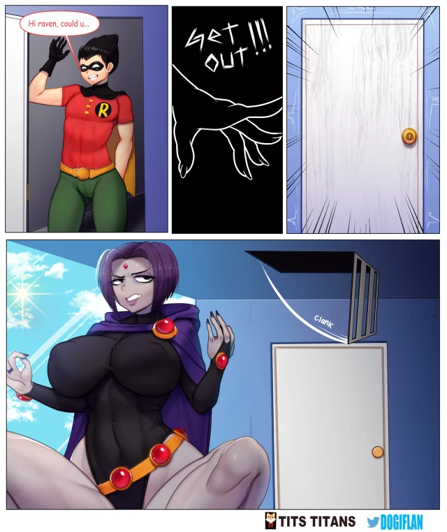 dick grayson,raven (dc),robin (dc),robin (dick grayson)