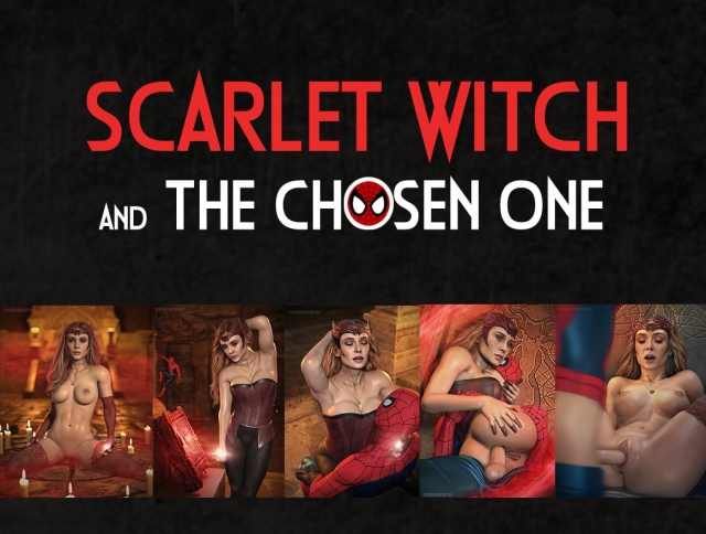 elizabeth olsen,peter parker,scarlet witch,spider-man,wanda maximoff